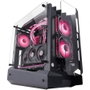 Mars Gaming MC-EDGE Caja Semitorre Open-Air Negra